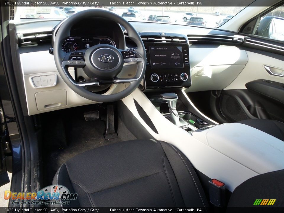 2023 Hyundai Tucson SEL AWD Portofino Gray / Gray Photo #13