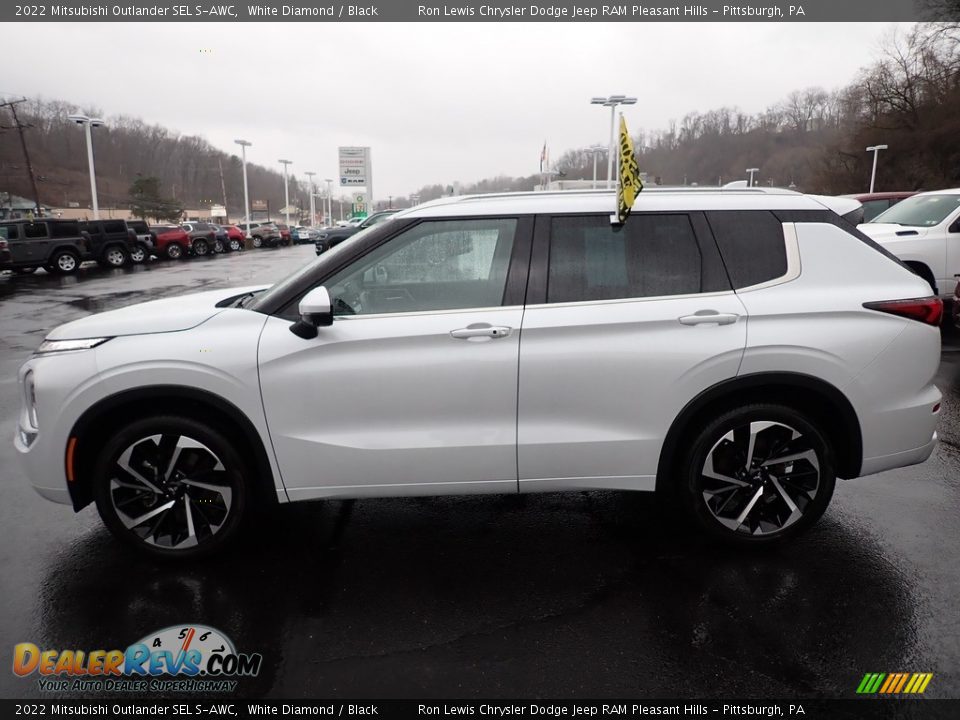 White Diamond 2022 Mitsubishi Outlander SEL S-AWC Photo #2