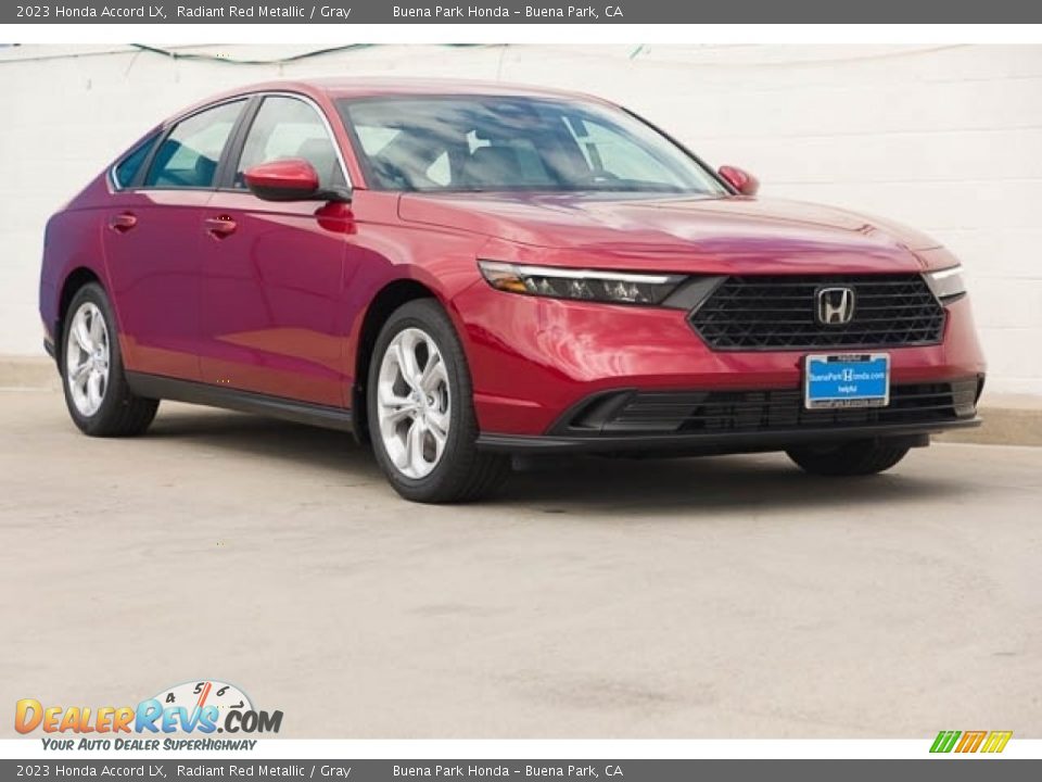 2023 Honda Accord LX Radiant Red Metallic / Gray Photo #1