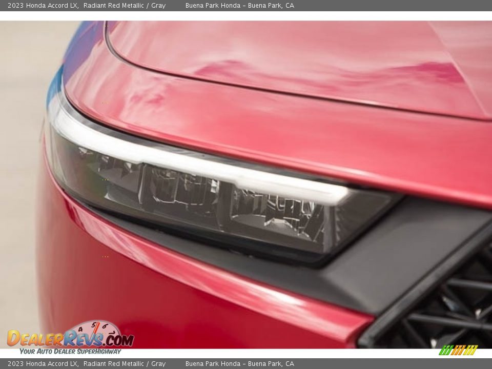 2023 Honda Accord LX Radiant Red Metallic / Gray Photo #4