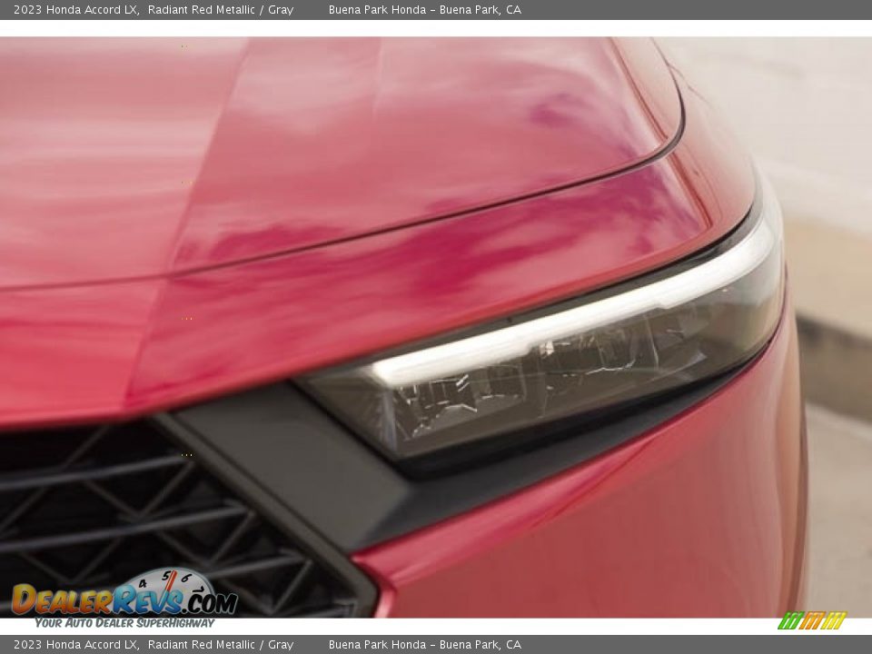 2023 Honda Accord LX Radiant Red Metallic / Gray Photo #5