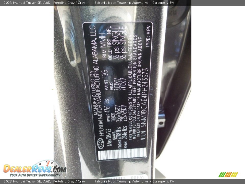 2023 Hyundai Tucson SEL AWD Portofino Gray / Gray Photo #18