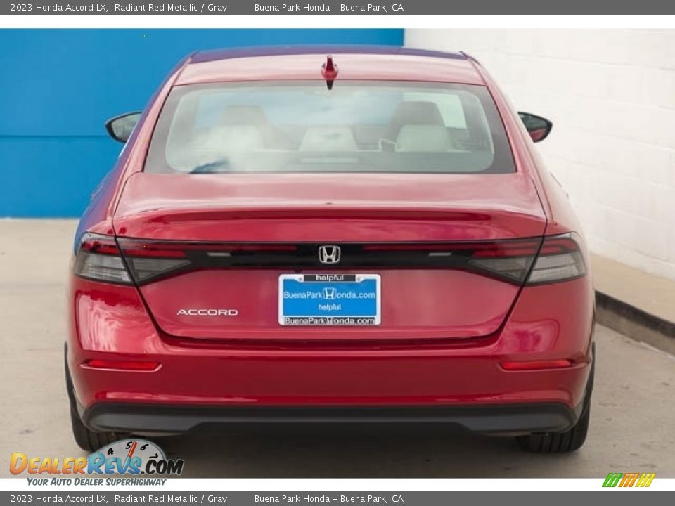2023 Honda Accord LX Radiant Red Metallic / Gray Photo #7