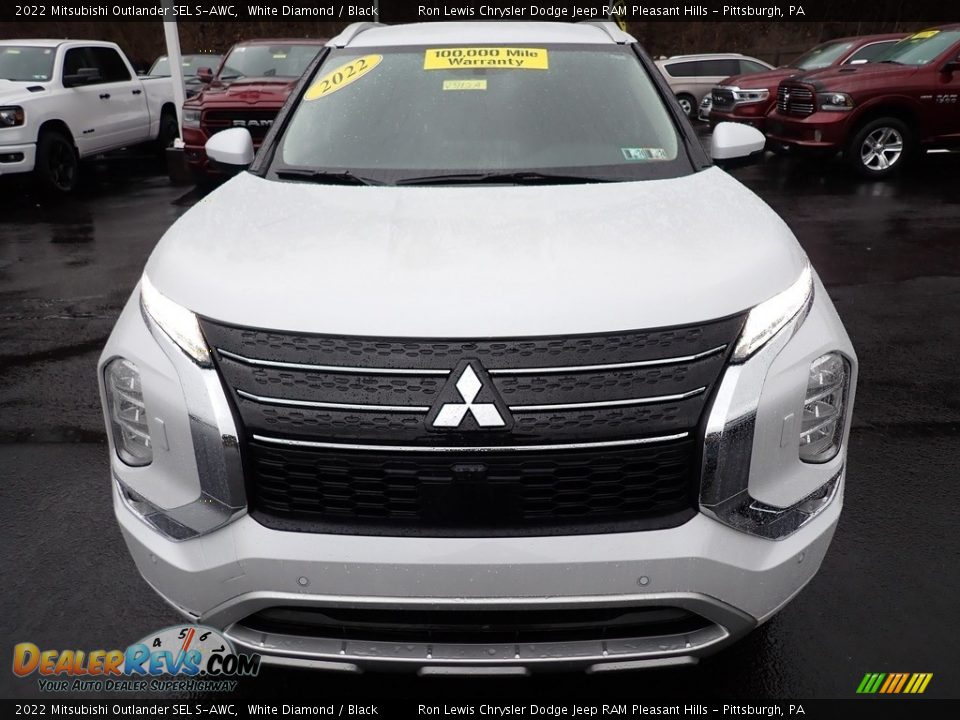 2022 Mitsubishi Outlander SEL S-AWC White Diamond / Black Photo #9