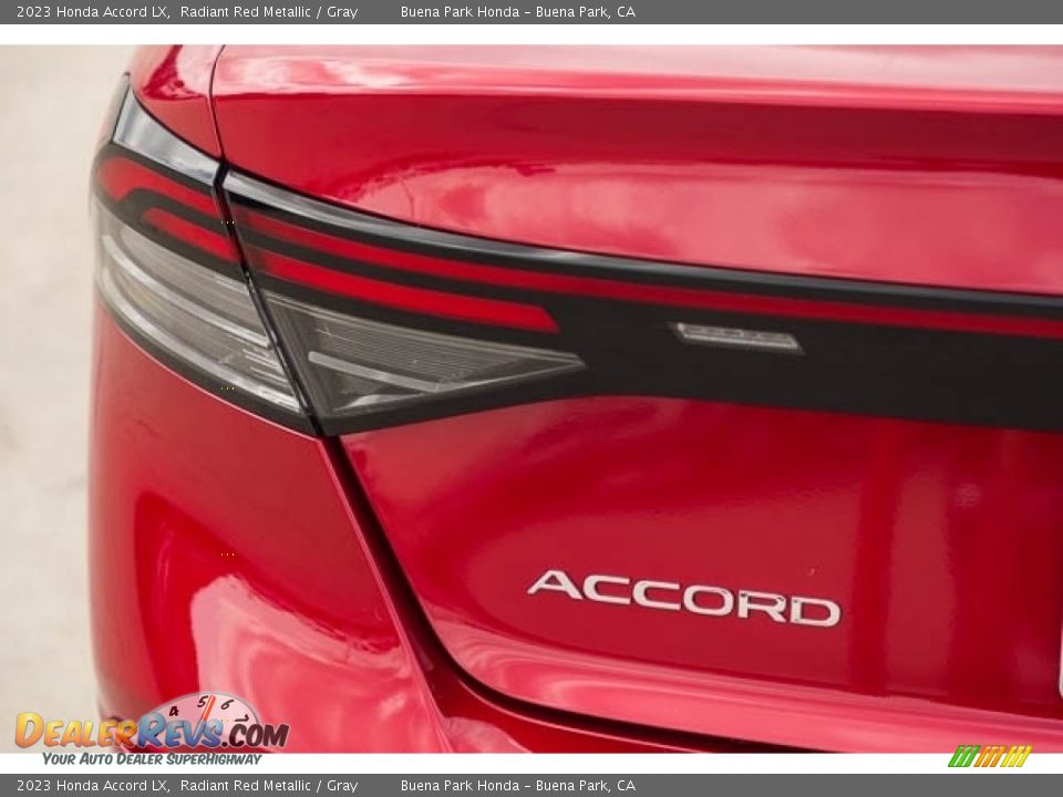 2023 Honda Accord LX Radiant Red Metallic / Gray Photo #8