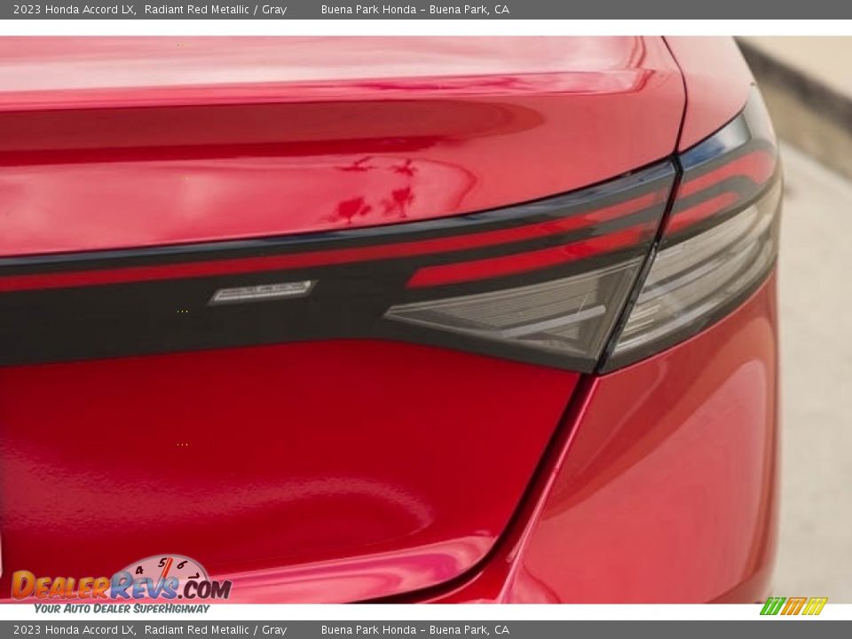 2023 Honda Accord LX Radiant Red Metallic / Gray Photo #9