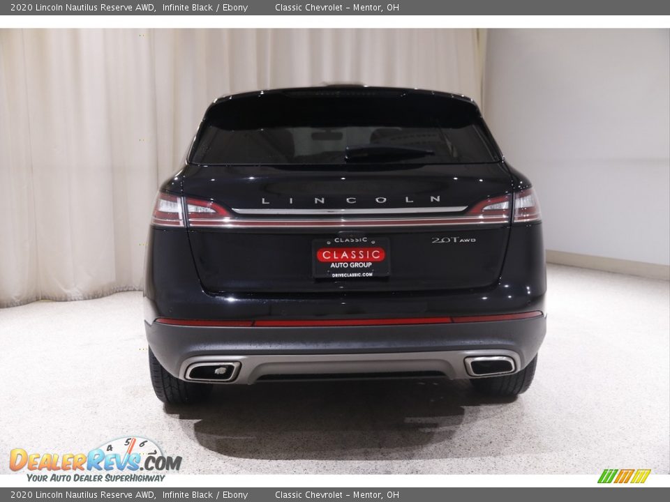 2020 Lincoln Nautilus Reserve AWD Infinite Black / Ebony Photo #20