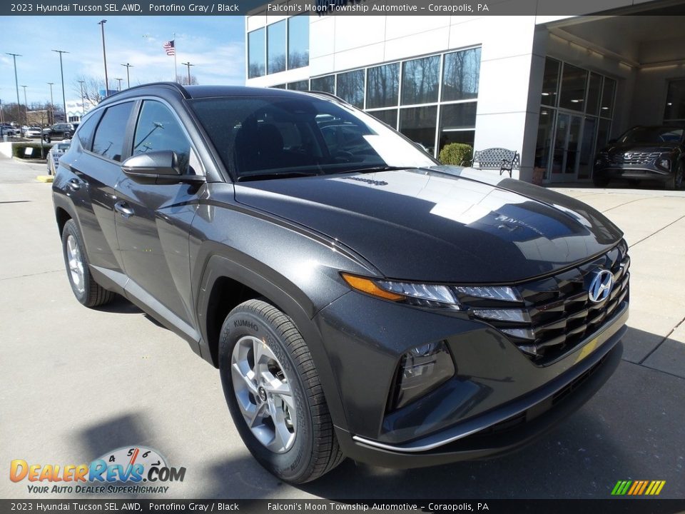 2023 Hyundai Tucson SEL AWD Portofino Gray / Black Photo #9