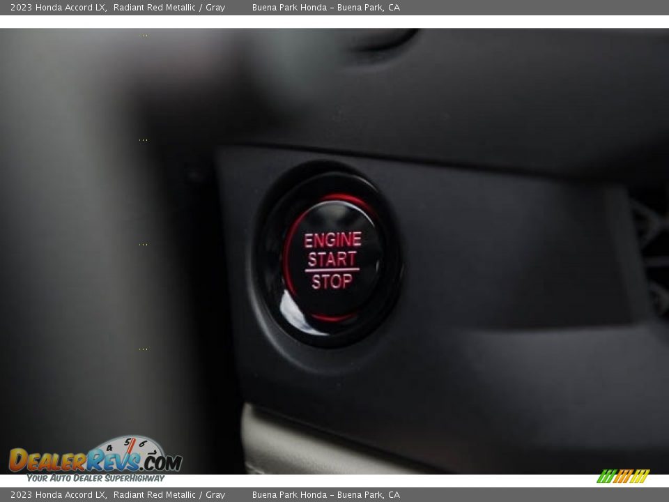 2023 Honda Accord LX Radiant Red Metallic / Gray Photo #25
