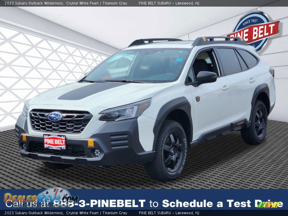 2023 Subaru Outback Wilderness Crystal White Pearl / Titanium Gray Photo #1