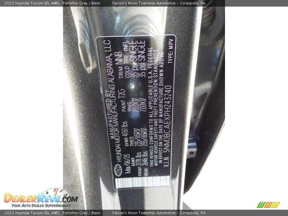 2023 Hyundai Tucson SEL AWD Portofino Gray / Black Photo #18