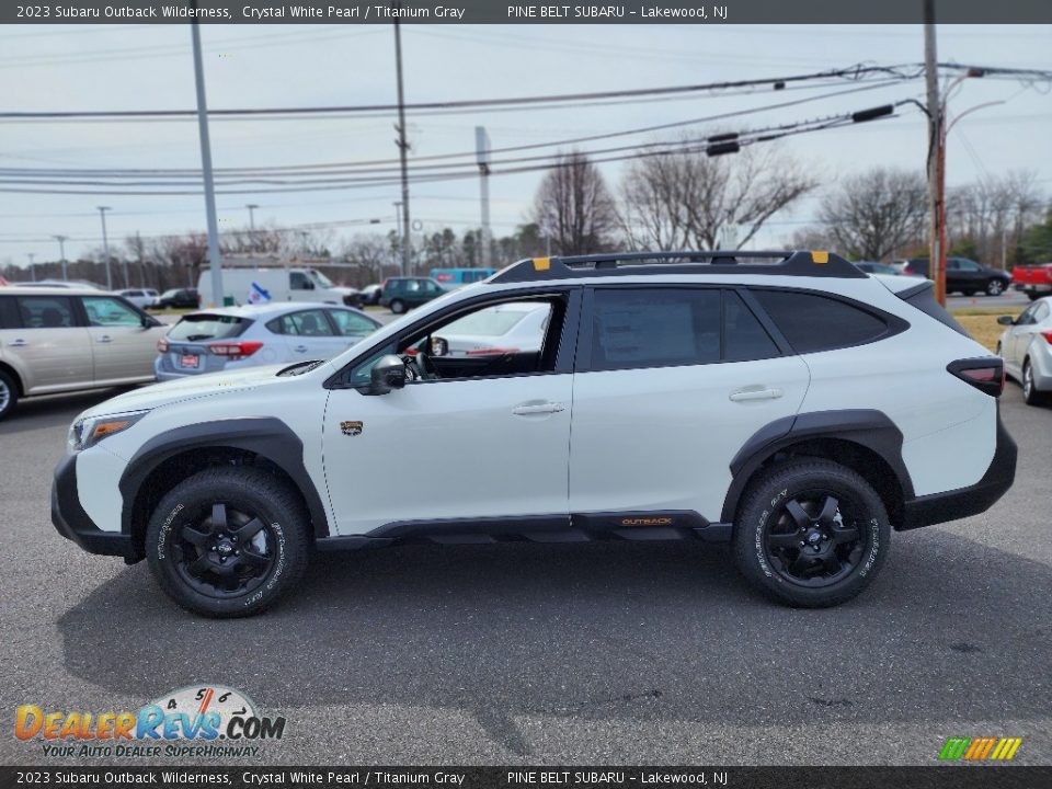 2023 Subaru Outback Wilderness Crystal White Pearl / Titanium Gray Photo #3