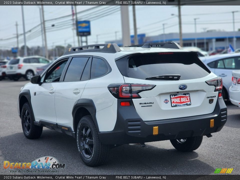 2023 Subaru Outback Wilderness Crystal White Pearl / Titanium Gray Photo #4