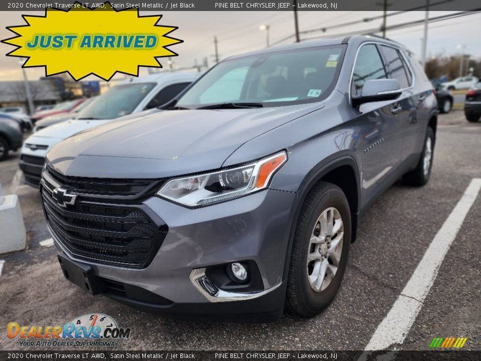 2020 Chevrolet Traverse LT AWD Satin Steel Metallic / Jet Black Photo #1