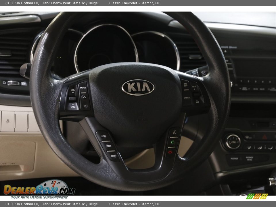 2013 Kia Optima LX Dark Cherry Pearl Metallic / Beige Photo #7