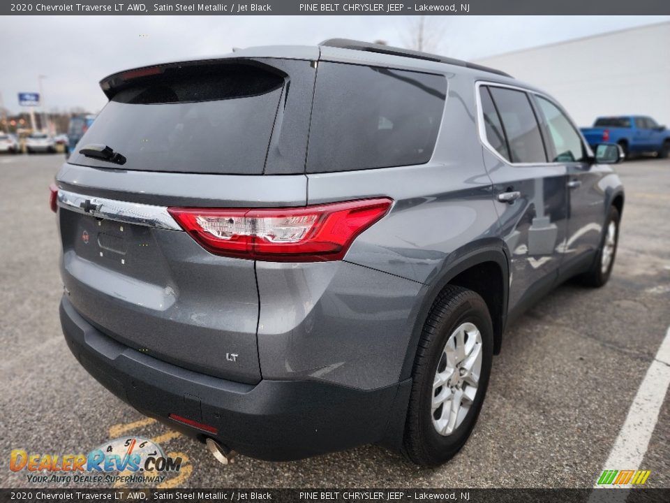 2020 Chevrolet Traverse LT AWD Satin Steel Metallic / Jet Black Photo #6