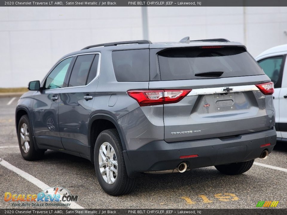 2020 Chevrolet Traverse LT AWD Satin Steel Metallic / Jet Black Photo #8