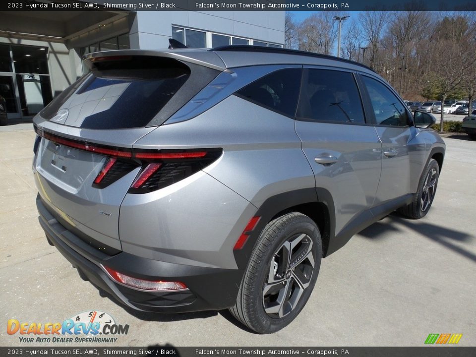 2023 Hyundai Tucson SEL AWD Shimmering Silver / Black Photo #2