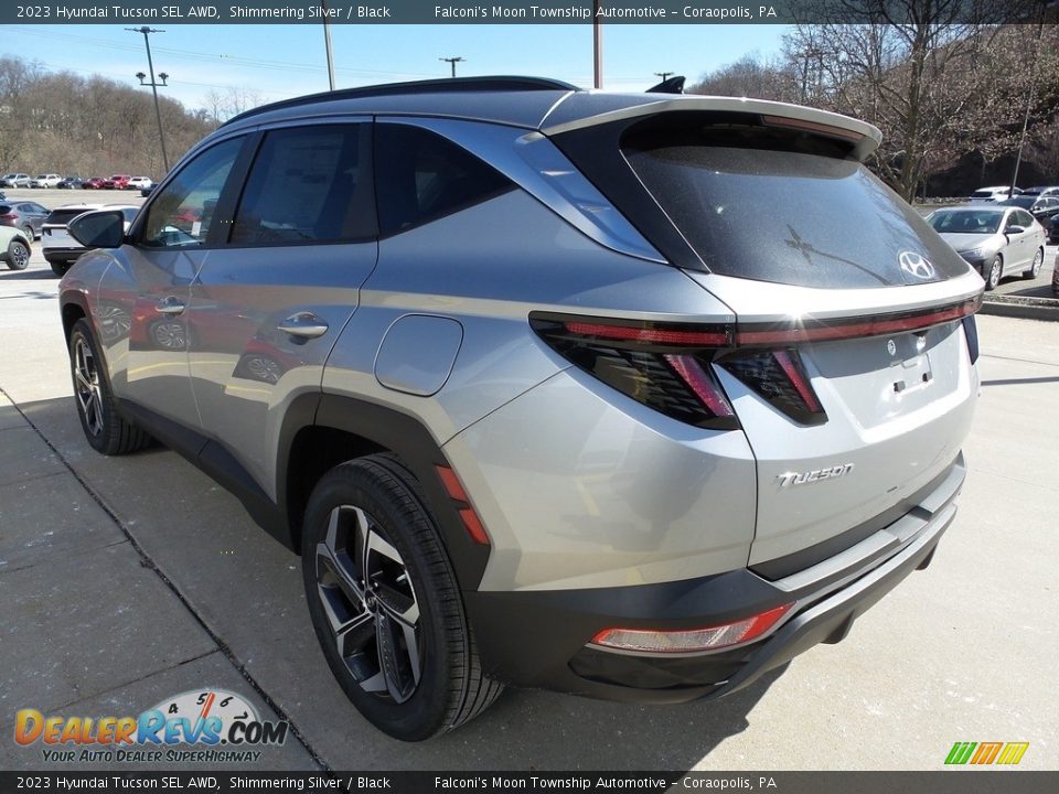 2023 Hyundai Tucson SEL AWD Shimmering Silver / Black Photo #5