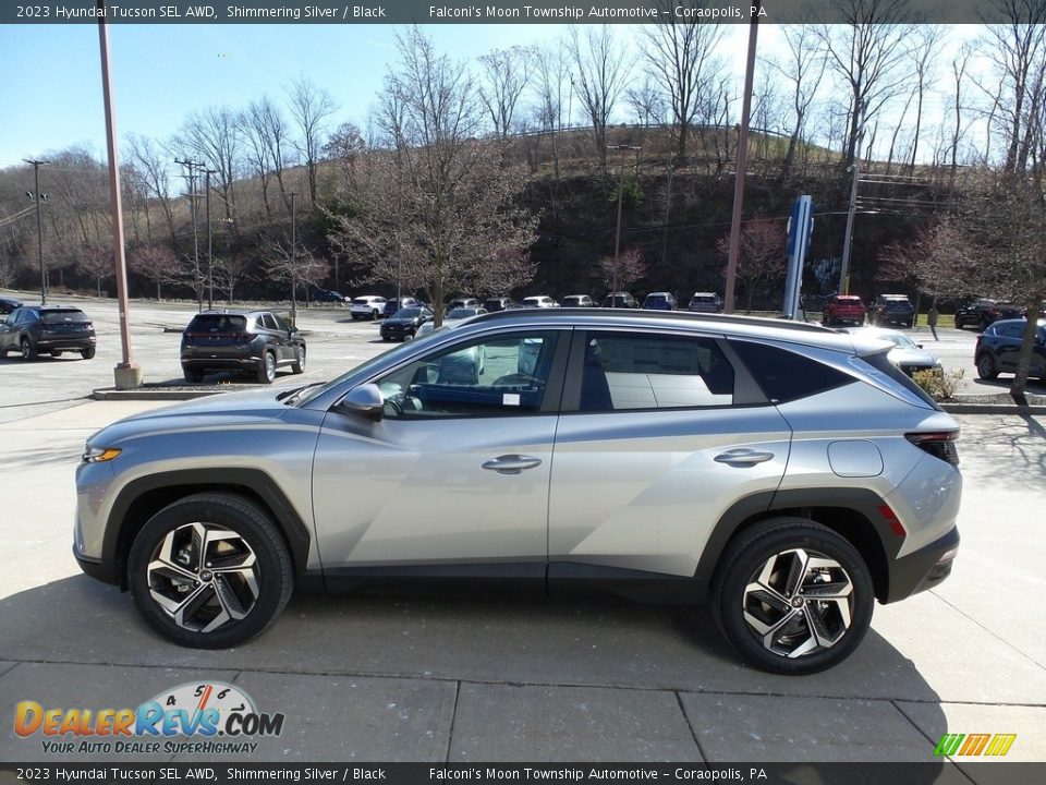 Shimmering Silver 2023 Hyundai Tucson SEL AWD Photo #6