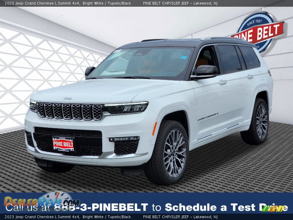 2023 Jeep Grand Cherokee L Summit 4x4 Bright White / Tupelo/Black Photo #1