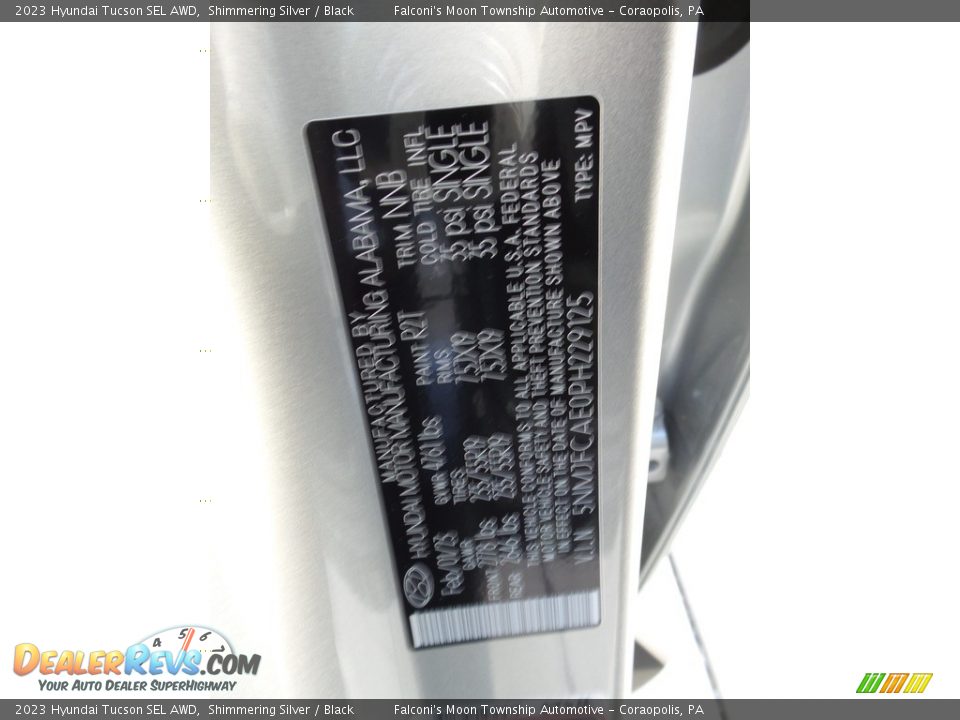 2023 Hyundai Tucson SEL AWD Shimmering Silver / Black Photo #18