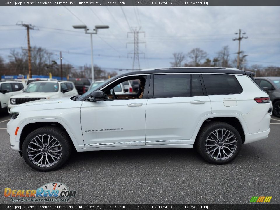 Bright White 2023 Jeep Grand Cherokee L Summit 4x4 Photo #3