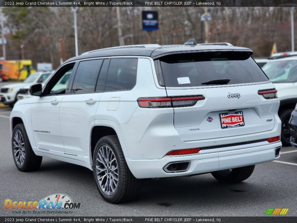 2023 Jeep Grand Cherokee L Summit 4x4 Bright White / Tupelo/Black Photo #4