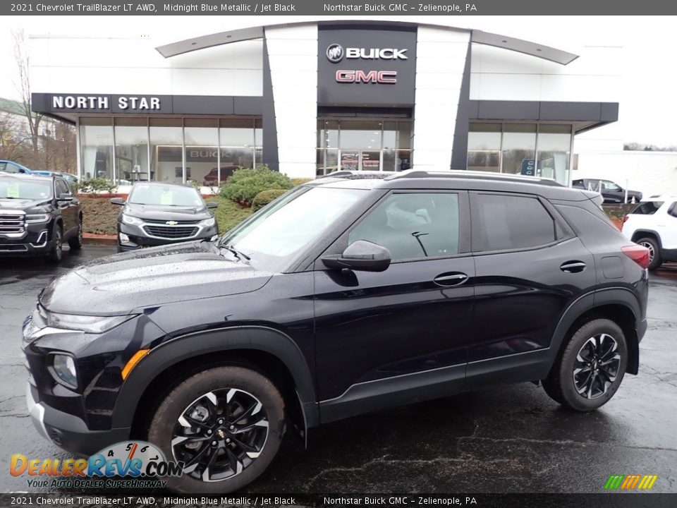 2021 Chevrolet Trailblazer LT AWD Midnight Blue Metallic / Jet Black Photo #1