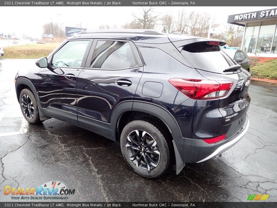 2021 Chevrolet Trailblazer LT AWD Midnight Blue Metallic / Jet Black Photo #3