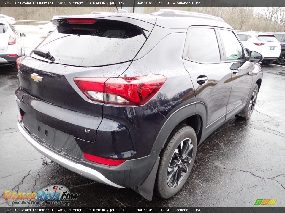 2021 Chevrolet Trailblazer LT AWD Midnight Blue Metallic / Jet Black Photo #6