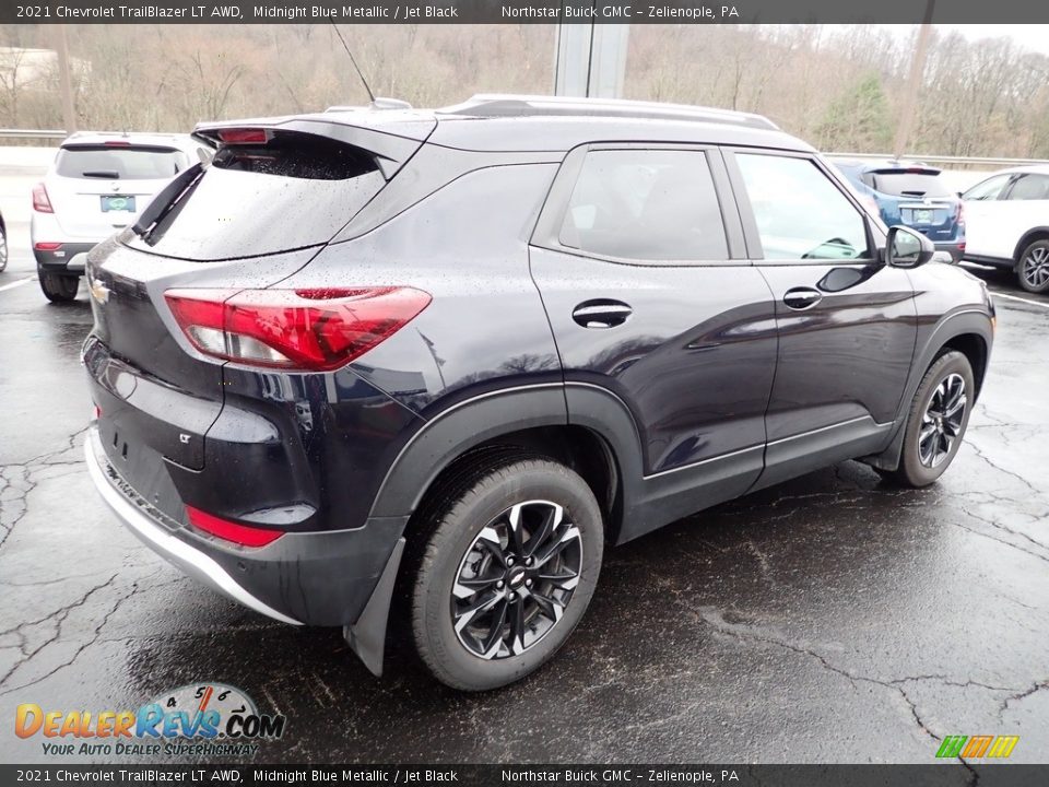 2021 Chevrolet Trailblazer LT AWD Midnight Blue Metallic / Jet Black Photo #7