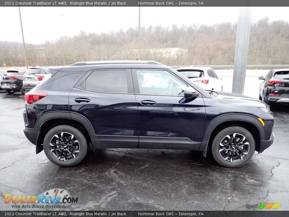 2021 Chevrolet Trailblazer LT AWD Midnight Blue Metallic / Jet Black Photo #8