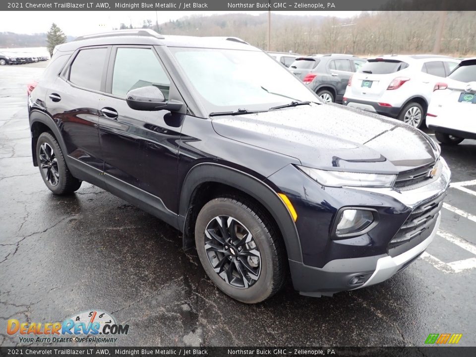 2021 Chevrolet Trailblazer LT AWD Midnight Blue Metallic / Jet Black Photo #9