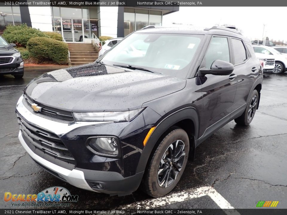 2021 Chevrolet Trailblazer LT AWD Midnight Blue Metallic / Jet Black Photo #12