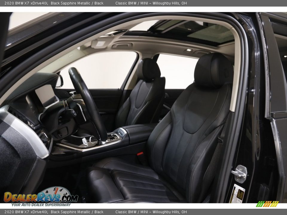 2020 BMW X7 xDrive40i Black Sapphire Metallic / Black Photo #5