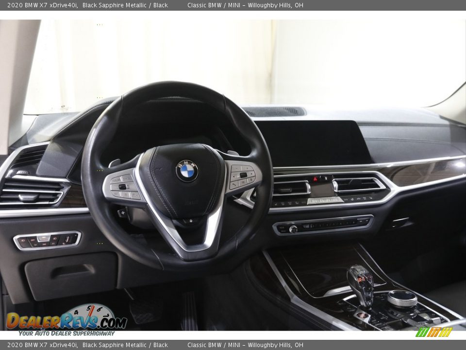 2020 BMW X7 xDrive40i Black Sapphire Metallic / Black Photo #6