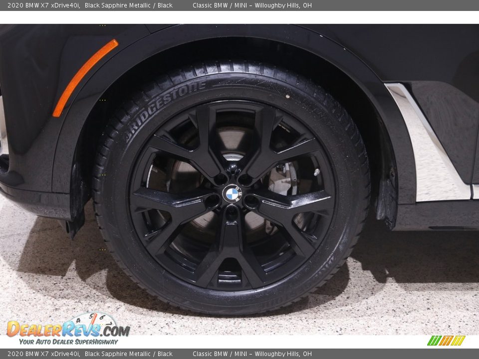 2020 BMW X7 xDrive40i Black Sapphire Metallic / Black Photo #25