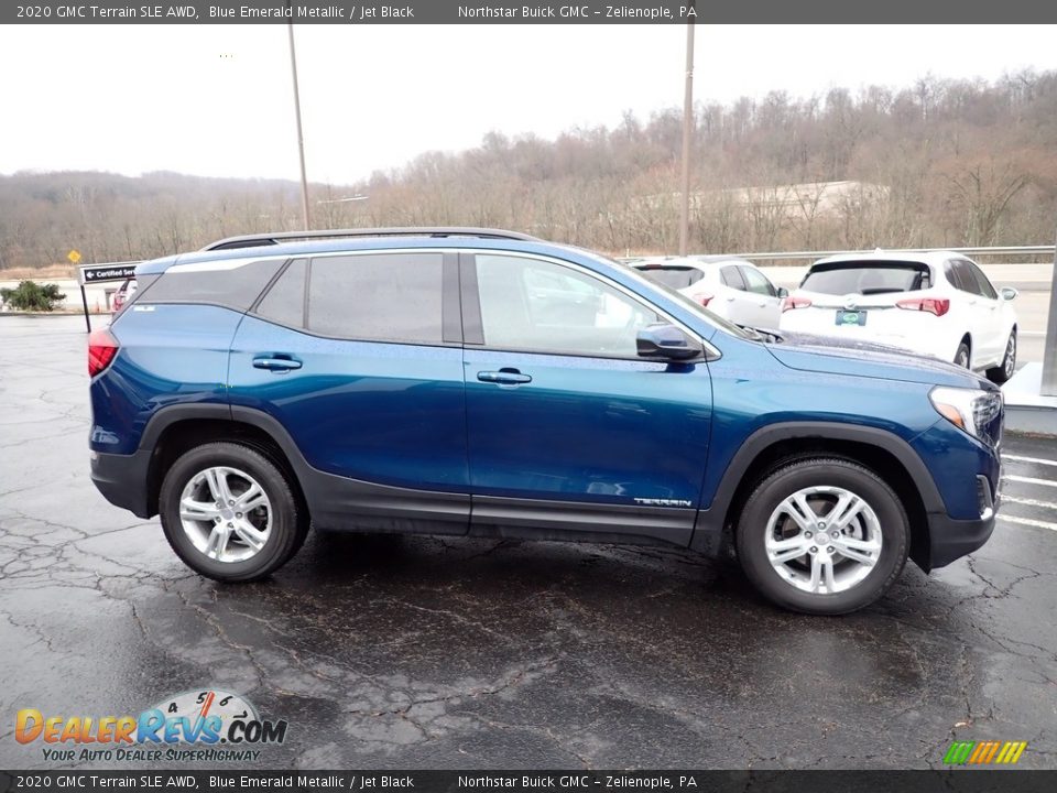 2020 GMC Terrain SLE AWD Blue Emerald Metallic / Jet Black Photo #8