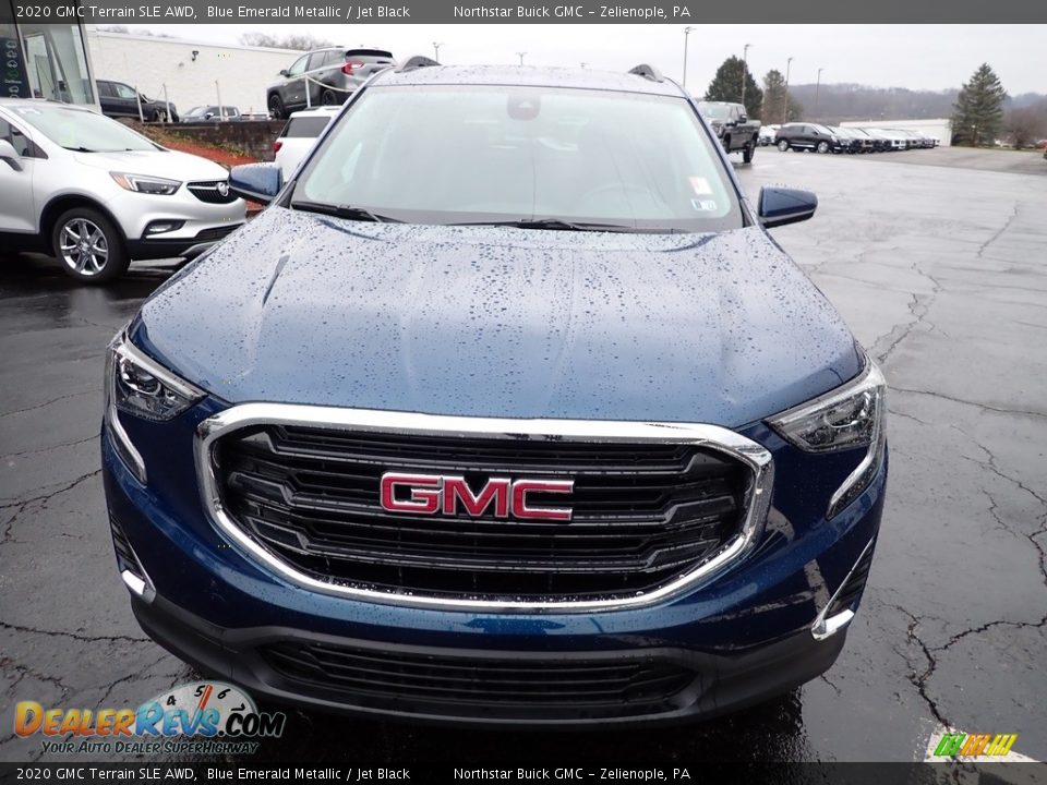 2020 GMC Terrain SLE AWD Blue Emerald Metallic / Jet Black Photo #11