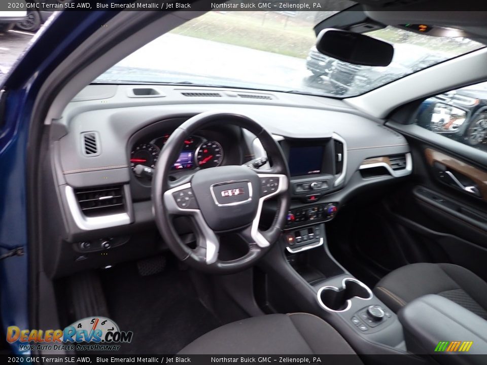 2020 GMC Terrain SLE AWD Blue Emerald Metallic / Jet Black Photo #19