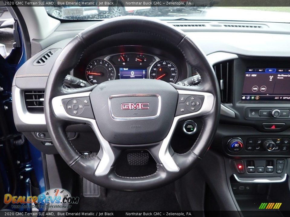 2020 GMC Terrain SLE AWD Blue Emerald Metallic / Jet Black Photo #28