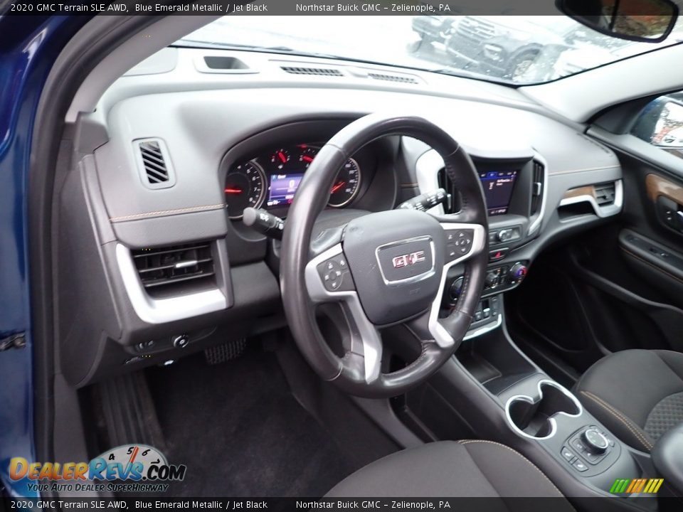 2020 GMC Terrain SLE AWD Blue Emerald Metallic / Jet Black Photo #29