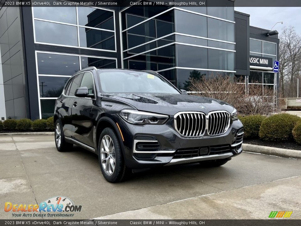 2023 BMW X5 xDrive40i Dark Graphite Metallic / Silverstone Photo #1