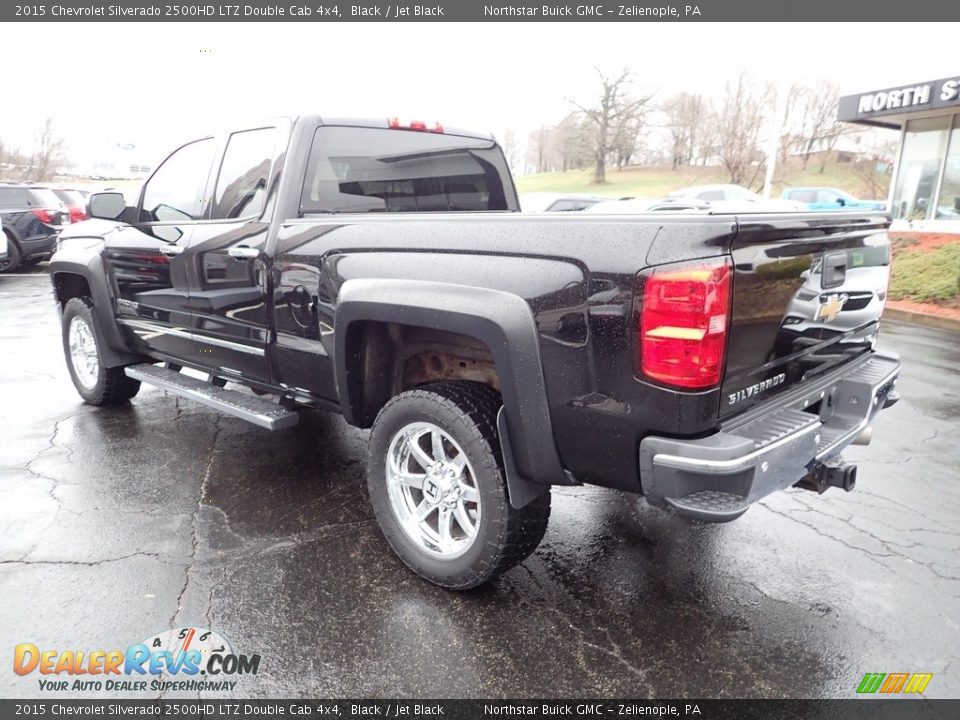 2015 Chevrolet Silverado 2500HD LTZ Double Cab 4x4 Black / Jet Black Photo #3