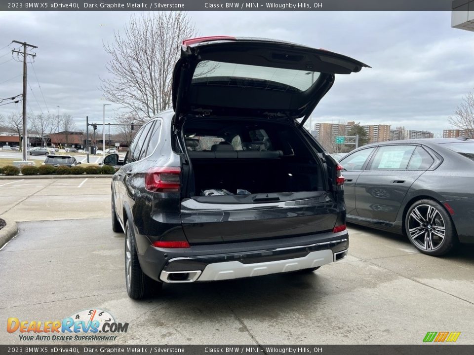 2023 BMW X5 xDrive40i Dark Graphite Metallic / Silverstone Photo #5