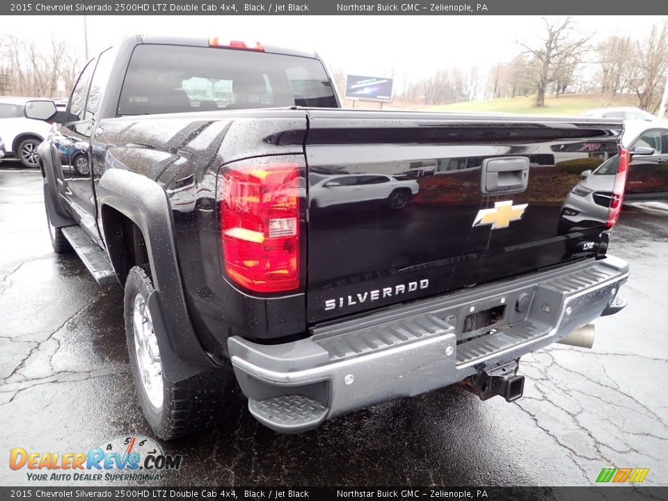 2015 Chevrolet Silverado 2500HD LTZ Double Cab 4x4 Black / Jet Black Photo #4