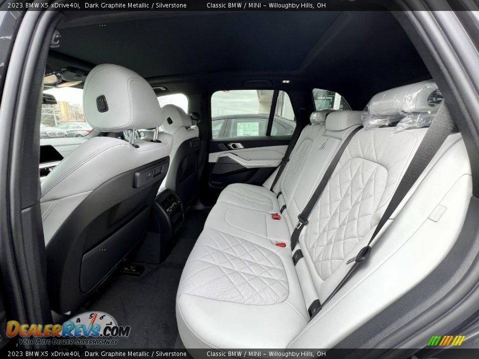 Rear Seat of 2023 BMW X5 xDrive40i Photo #7