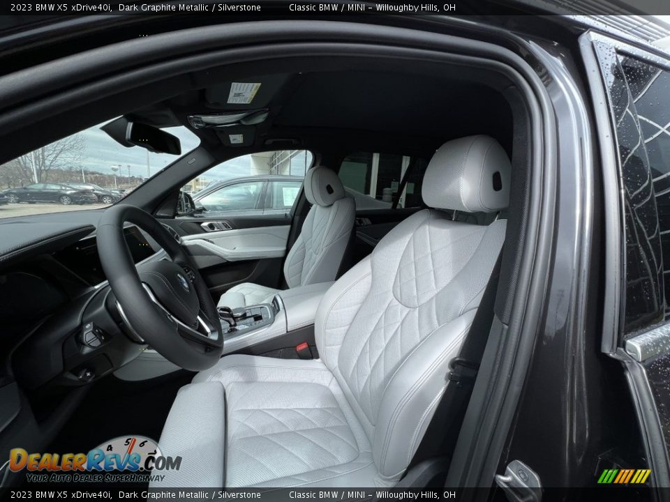 Silverstone Interior - 2023 BMW X5 xDrive40i Photo #8