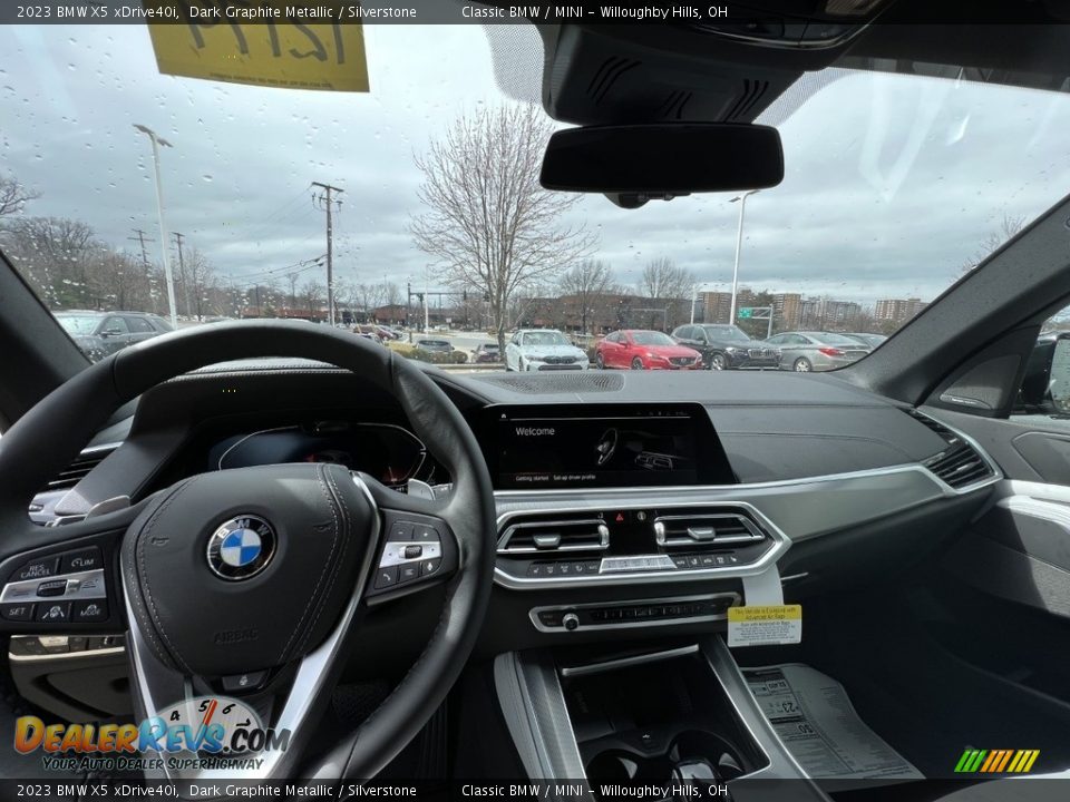 2023 BMW X5 xDrive40i Dark Graphite Metallic / Silverstone Photo #9